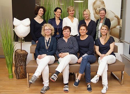 Das Team der Hebammen in der Frauenklinik Ravensburg