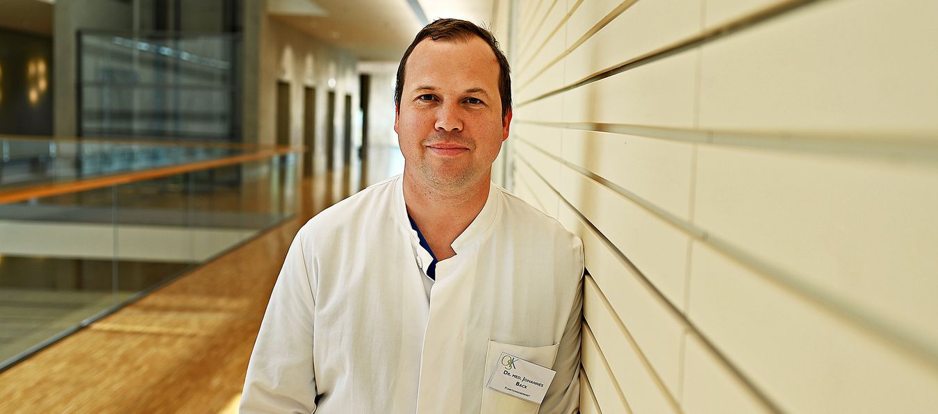 Funktionsoberarzt der Klinik für Unfallchirurgie und Orthopädie Back Johannes