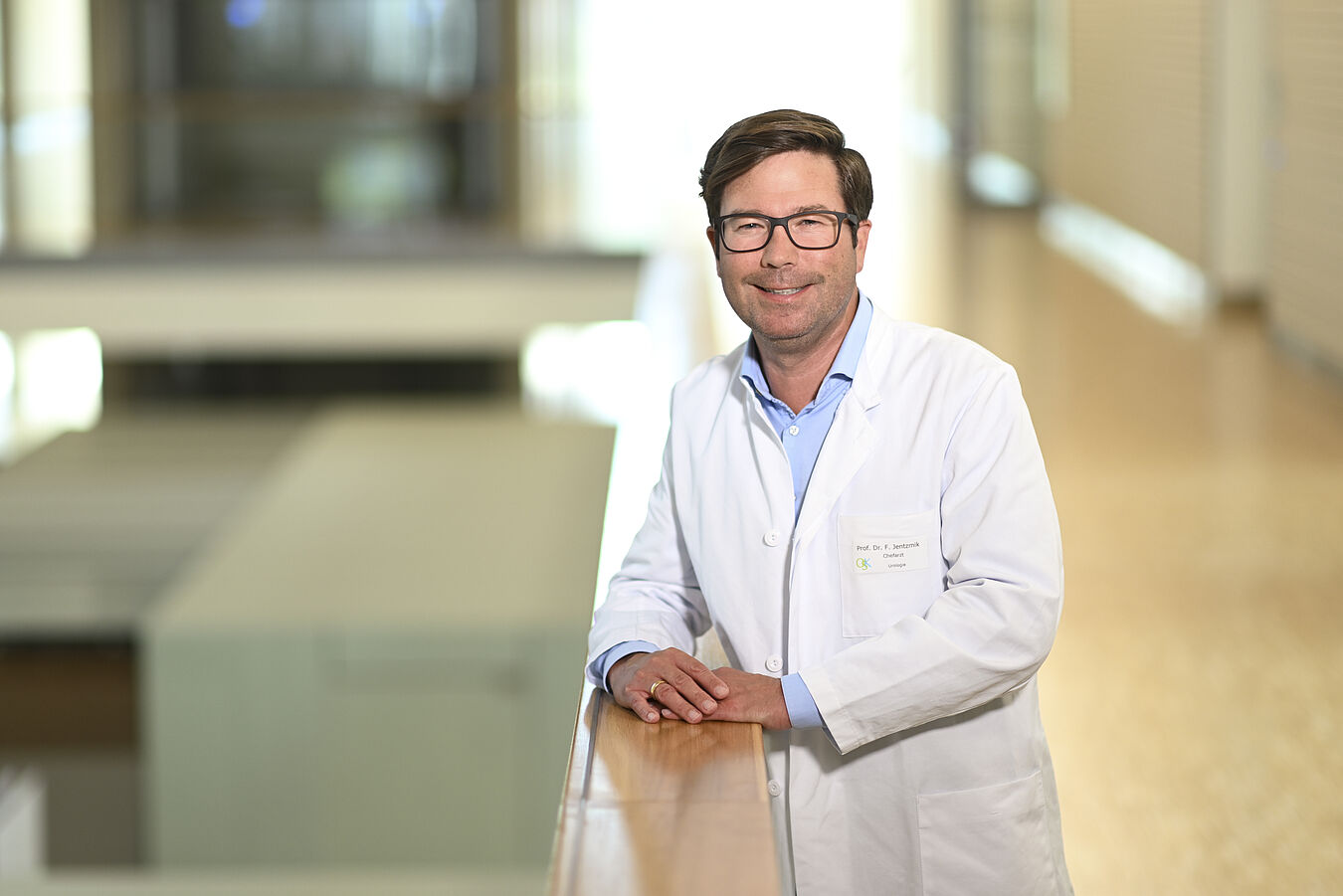 Chefarzt der Klinik für Urologie und Kinderurologie, Leiter des Prostatakarzinomzentrums Jentzmik Florian