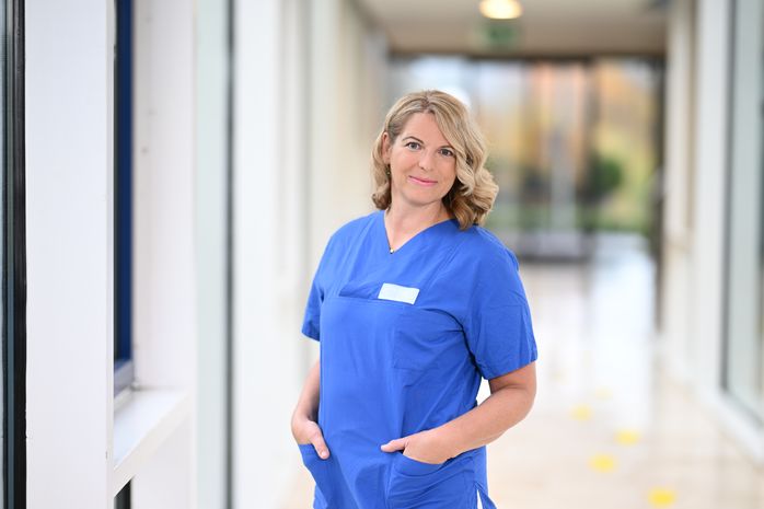 Renate Traut, Onkologische Fachpflegerin am Westallgäu-Klinikum in Wangen.