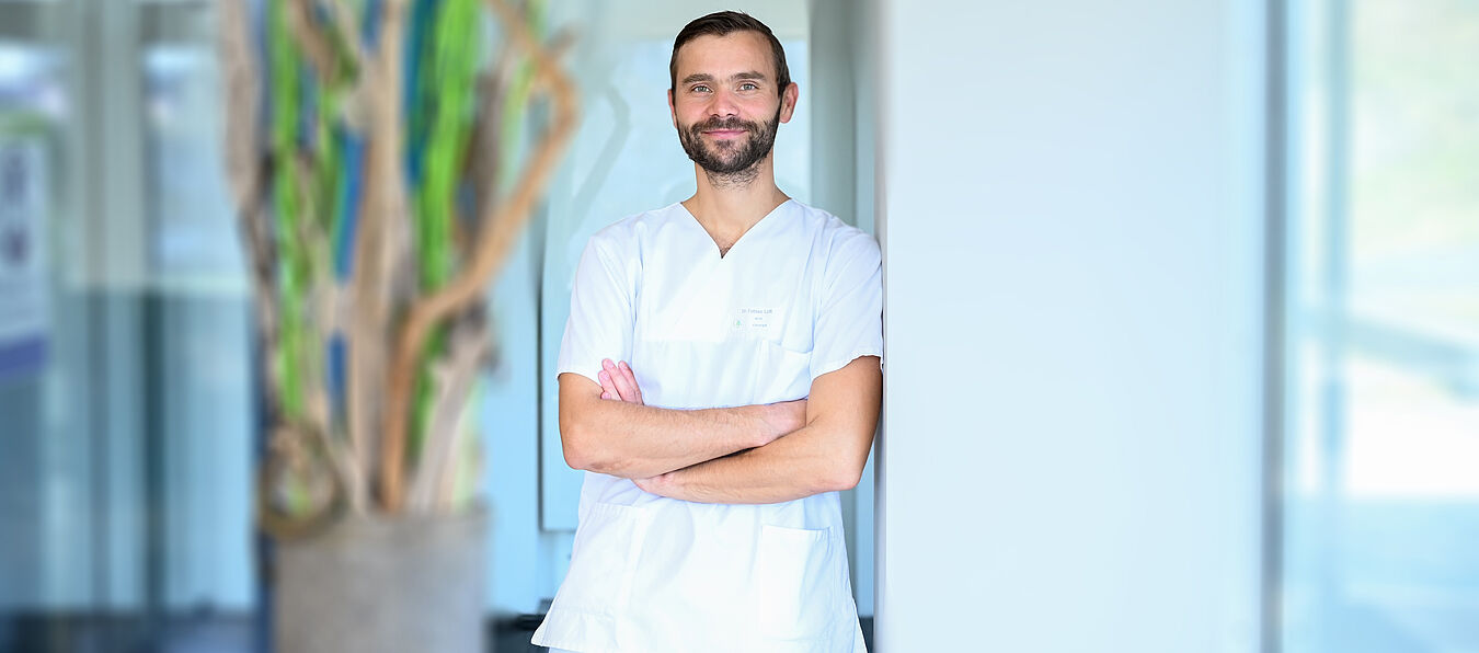 Oberarzt der Klinik für Orthopädie und Unfallchirurgie Lüft Tobias