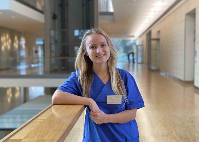 Michelle Lingg, onkologische Fachpflegekraft an der Oberschwabenklinik und MammaCare®-Trainerin