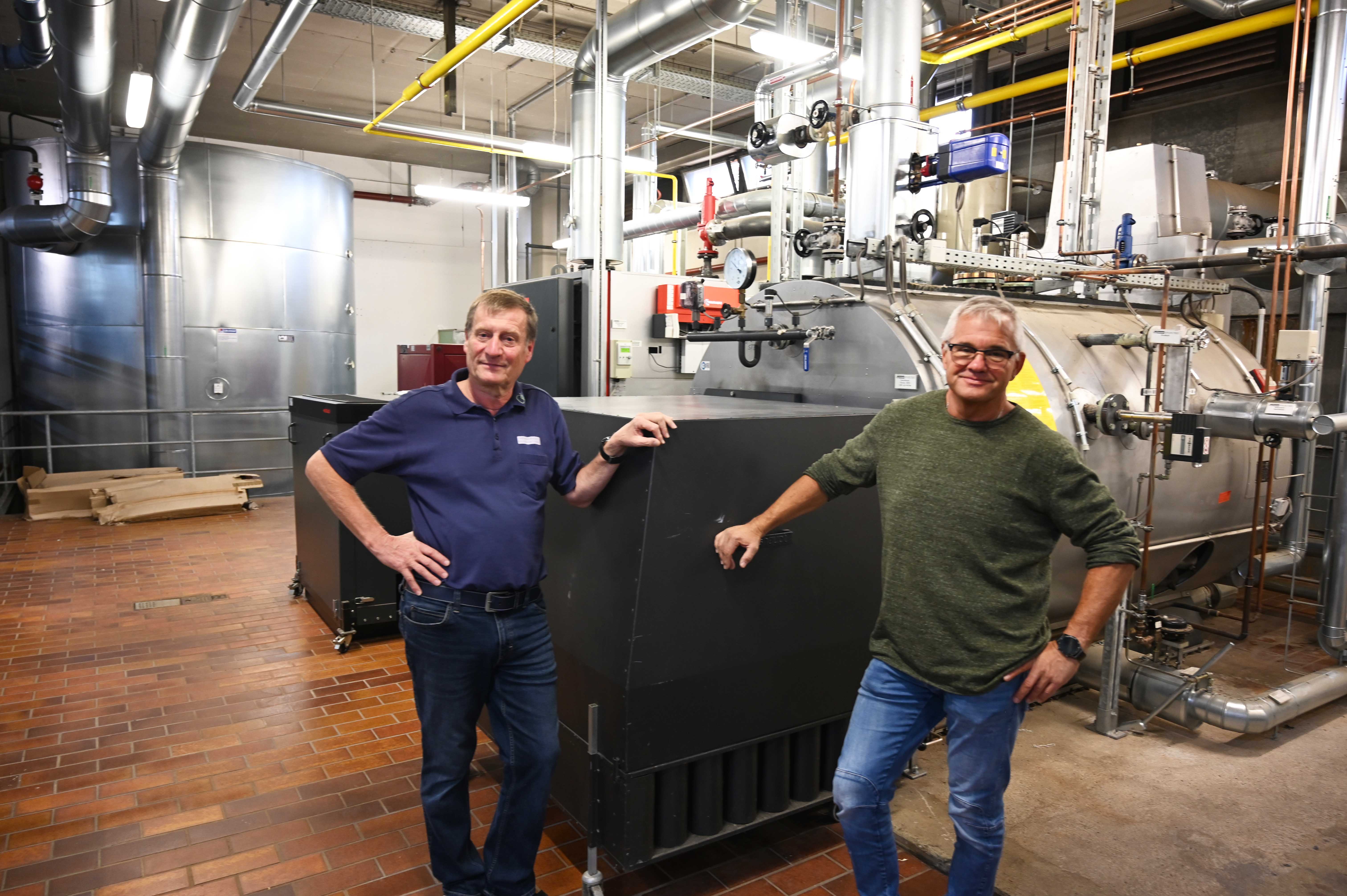 Techniker, die begeistern: Links Reinhold Bischof, rechts Frank Schlezak.
