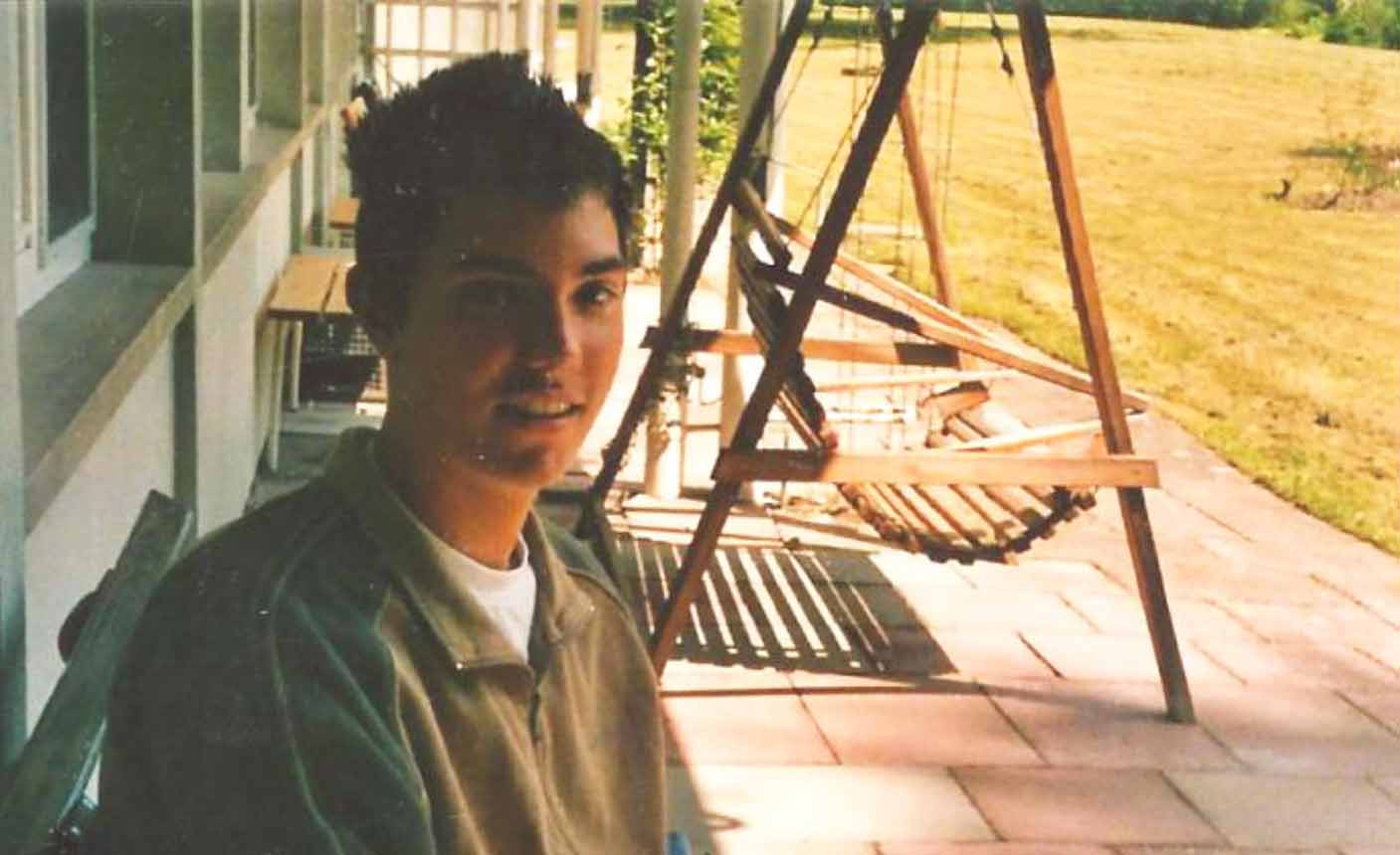 Darius Braun mit 15 kurz nach seiner Operation.