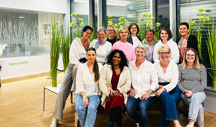 Die Beleg-Hebammen des St-Elisabethen-Klinikums.